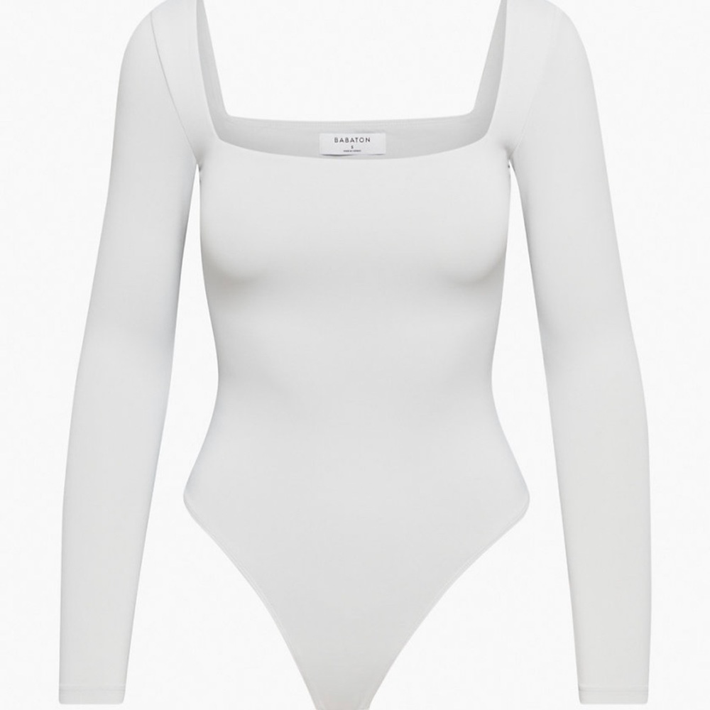 Aritzia Babaton Contour Squareneck Longsleeve Bodysuit